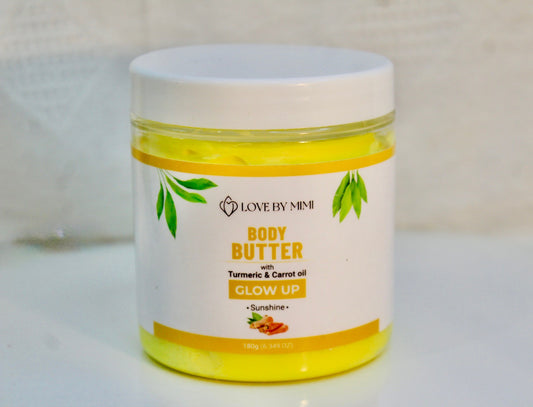 Turmeric and Carrot Body Butter- Glow UP- Hyperpigmentation