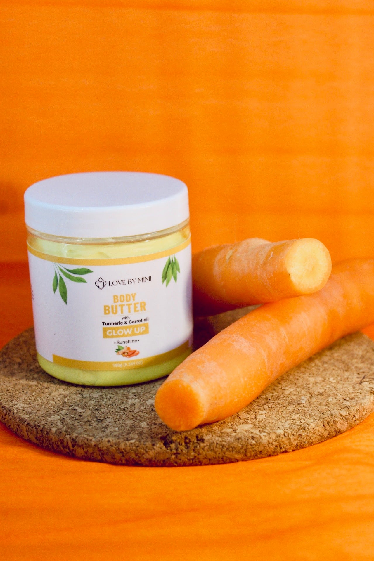 Turmeric and Carrot Body Butter- Glow UP- Hyperpigmentation
